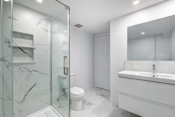 Basement Bathroom Construction in La Crosse