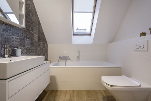 Attic Bathroom Construction in La Crosse